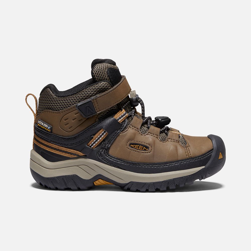 Botas de Seguridad Keen Mexico Marrom/Negros - Niños Targhee Waterproof - NS5869124